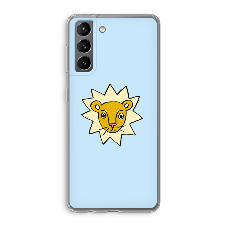 Kleine leeuw: Samsung Galaxy S21 Transparant Hoesje