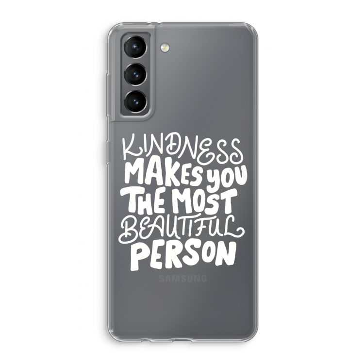 The prettiest: Samsung Galaxy S21 Transparant Hoesje
