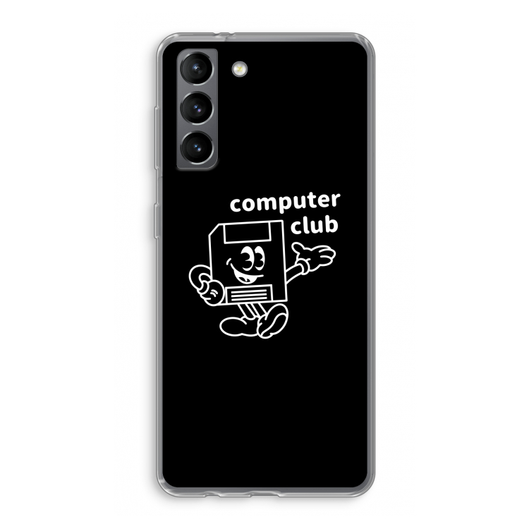Floppyhead: Samsung Galaxy S21 Transparant Hoesje