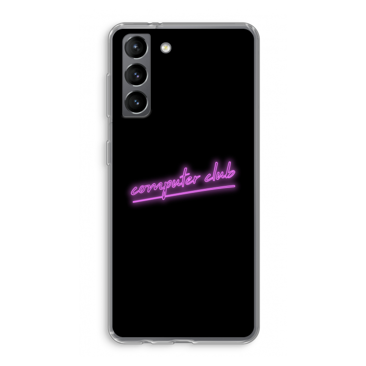 Vice Black: Samsung Galaxy S21 Transparant Hoesje