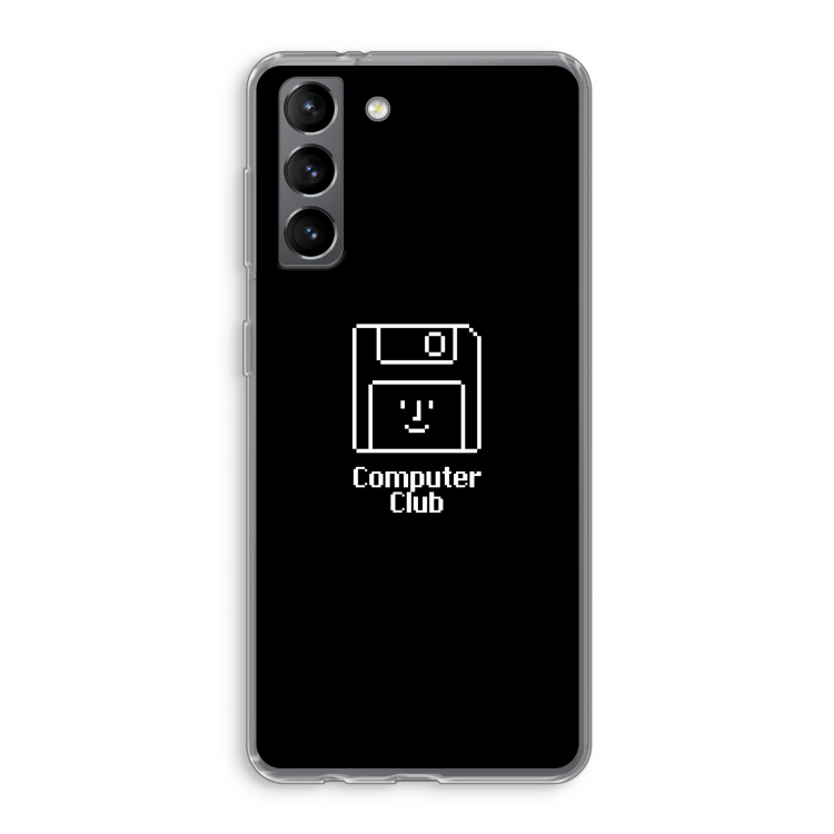 Hello: Samsung Galaxy S21 Transparant Hoesje