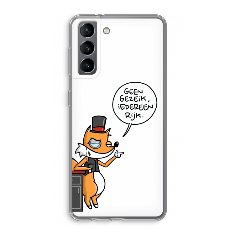 Geen Gezeik: Samsung Galaxy S21 Transparant Hoesje