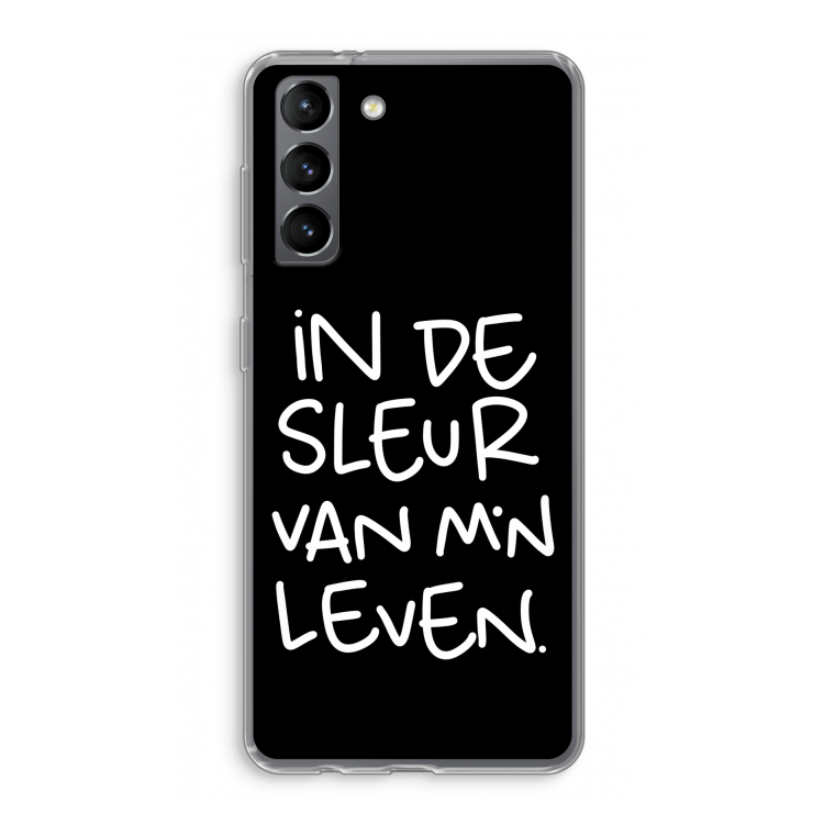 De Sleur: Samsung Galaxy S21 Transparant Hoesje