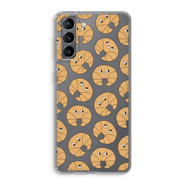 Croissant: Samsung Galaxy S21 Transparant Hoesje