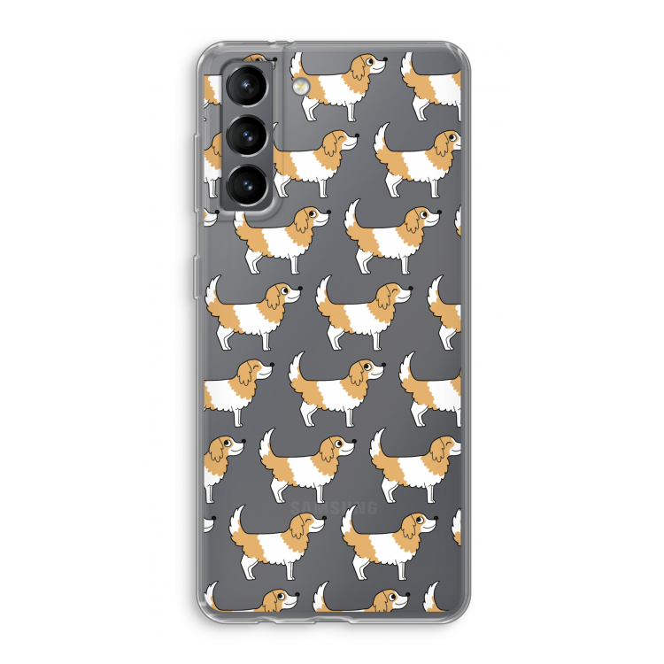 Doggy: Samsung Galaxy S21 Transparant Hoesje