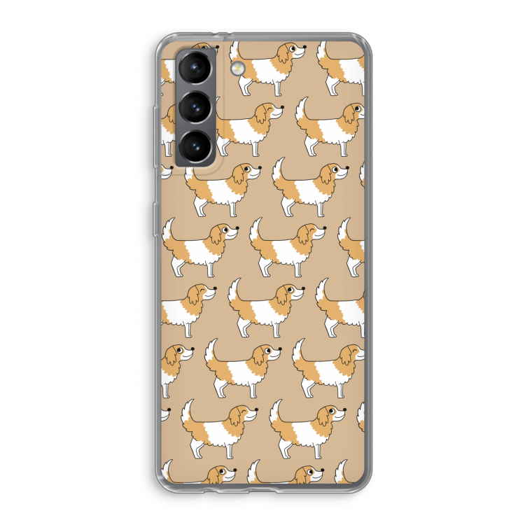 Doggy: Samsung Galaxy S21 Transparant Hoesje
