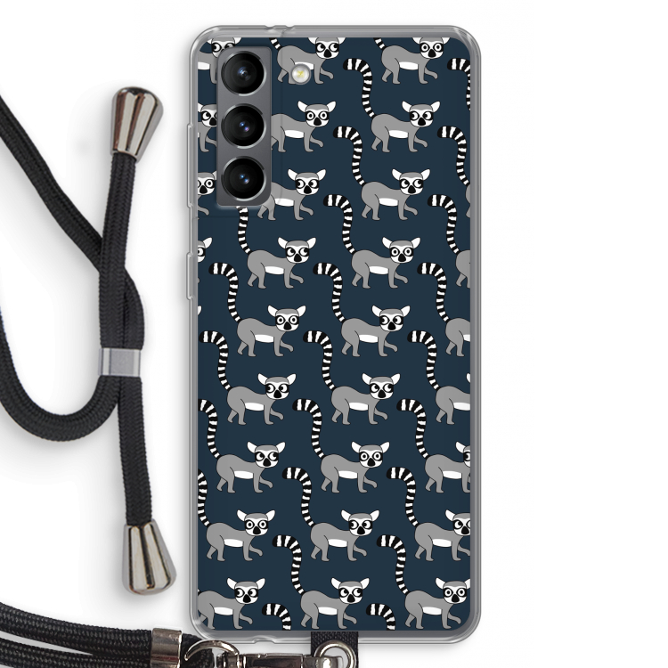 Makis: Samsung Galaxy S21 Transparant Hoesje met koord