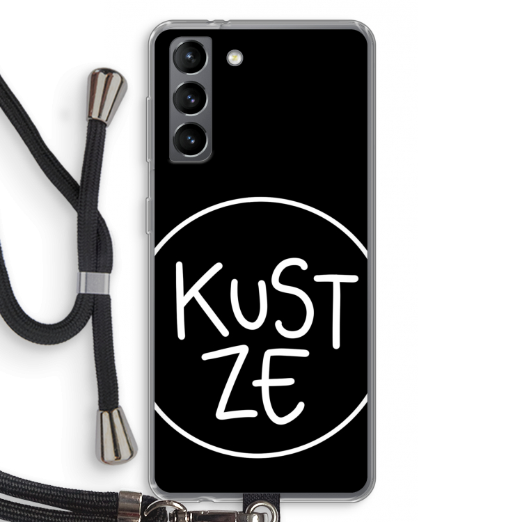 KUST ZE: Samsung Galaxy S21 Transparant Hoesje met koord