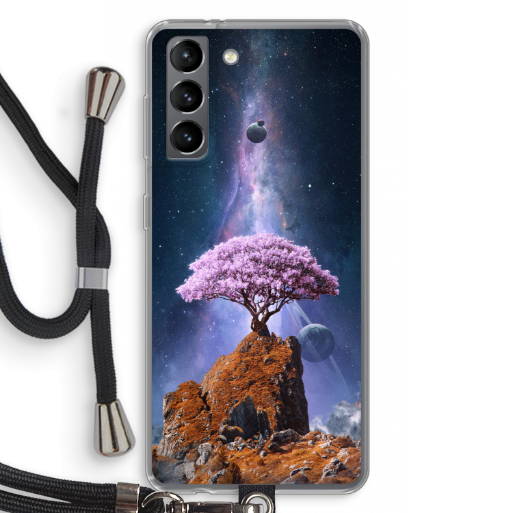 Ambition: Samsung Galaxy S21 Transparant Hoesje met koord