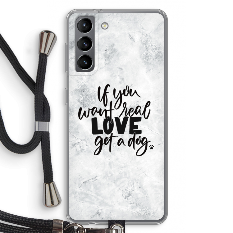 Partner in crime: Samsung Galaxy S21 Transparant Hoesje met koord