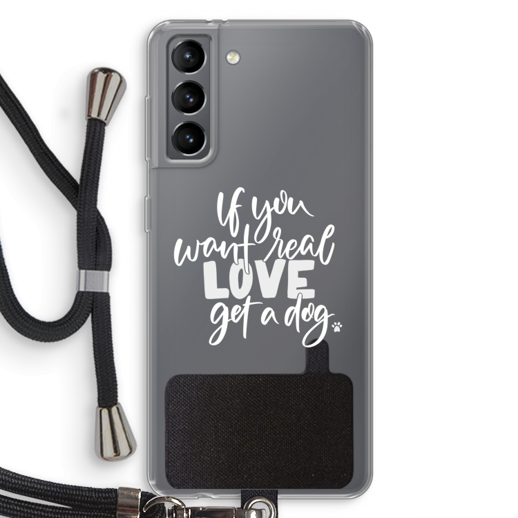 Partner in crime: Samsung Galaxy S21 Transparant Hoesje met koord