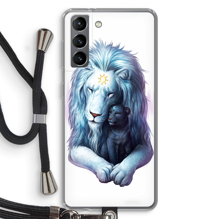 Child Of Light: Samsung Galaxy S21 Transparant Hoesje met koord