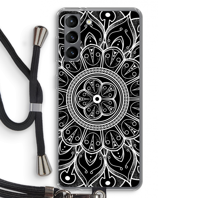 Roses Are Red: Samsung Galaxy S21 Transparant Hoesje met koord