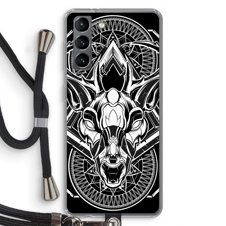 Oh Deer: Samsung Galaxy S21 Transparant Hoesje met koord