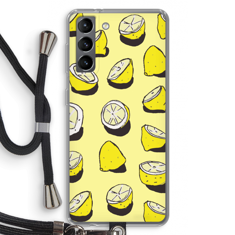 When Life Gives You Lemons...: Samsung Galaxy S21 Transparant Hoesje met koord
