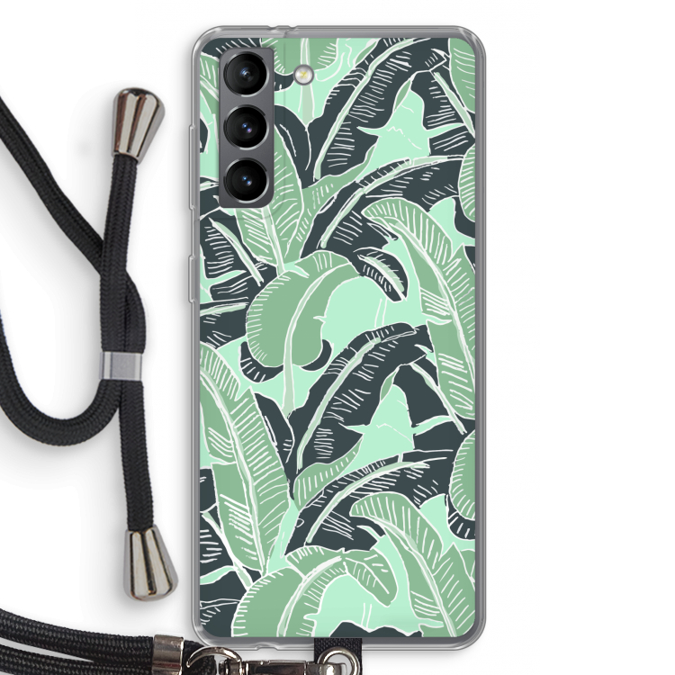 This Sh*t Is Bananas: Samsung Galaxy S21 Transparant Hoesje met koord
