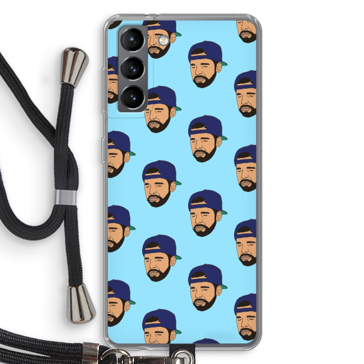 Drake Away: Samsung Galaxy S21 Transparant Hoesje met koord