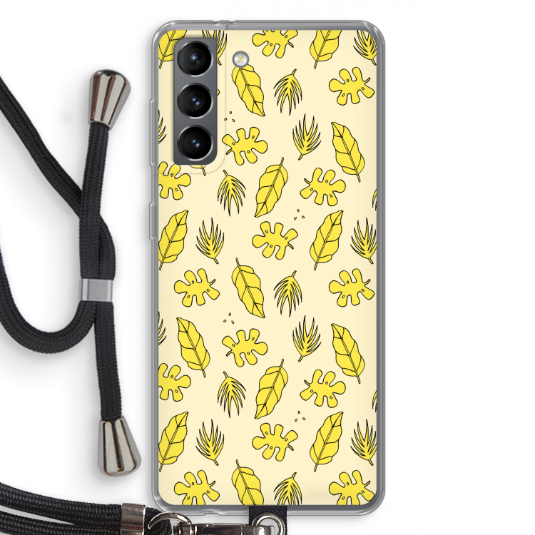 Herfst: Samsung Galaxy S21 Transparant Hoesje met koord
