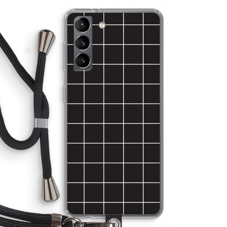 Rooster 2: Samsung Galaxy S21 Transparant Hoesje met koord