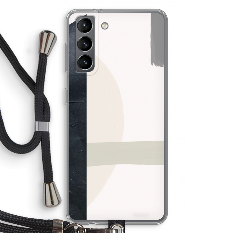 Baca: Samsung Galaxy S21 Transparant Hoesje met koord