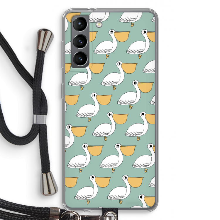 Pelican: Samsung Galaxy S21 Transparant Hoesje met koord