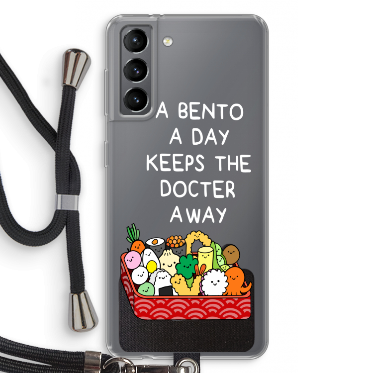 Bento a day: Samsung Galaxy S21 Transparant Hoesje met koord