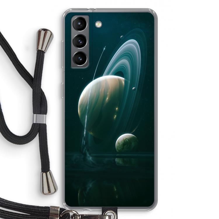 Mercurius: Samsung Galaxy S21 Transparant Hoesje met koord