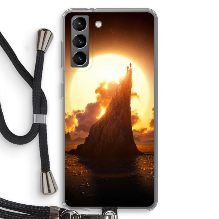 Children of the Sun: Samsung Galaxy S21 Transparant Hoesje met koord