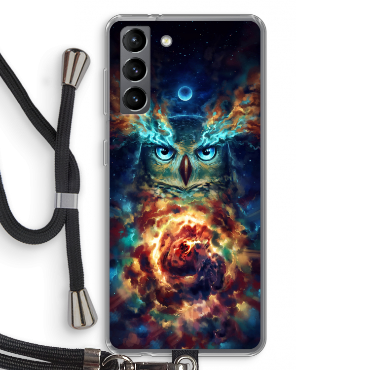 Aurowla: Samsung Galaxy S21 Transparant Hoesje met koord