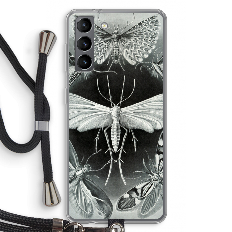 Haeckel Tineida: Samsung Galaxy S21 Transparant Hoesje met koord