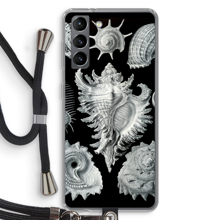 Haeckel Prosobranchia: Samsung Galaxy S21 Transparant Hoesje met koord