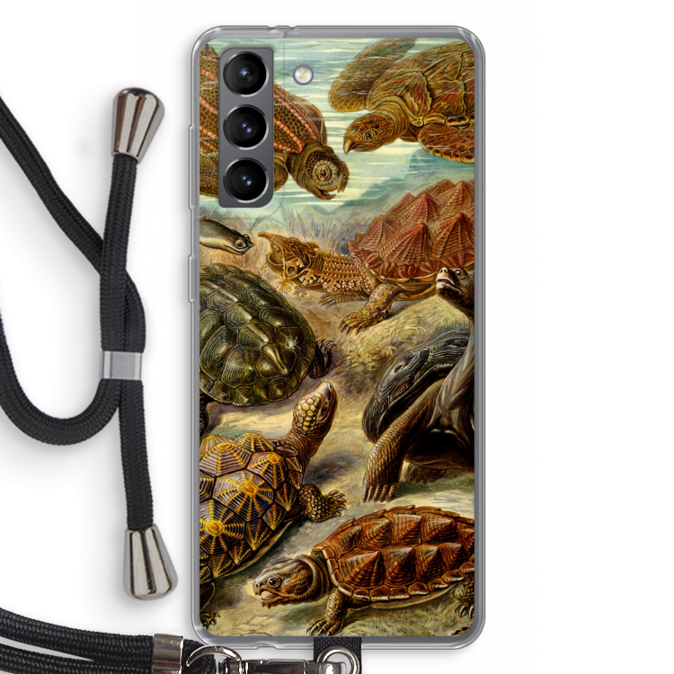 Haeckel Chelonia: Samsung Galaxy S21 Transparant Hoesje met koord