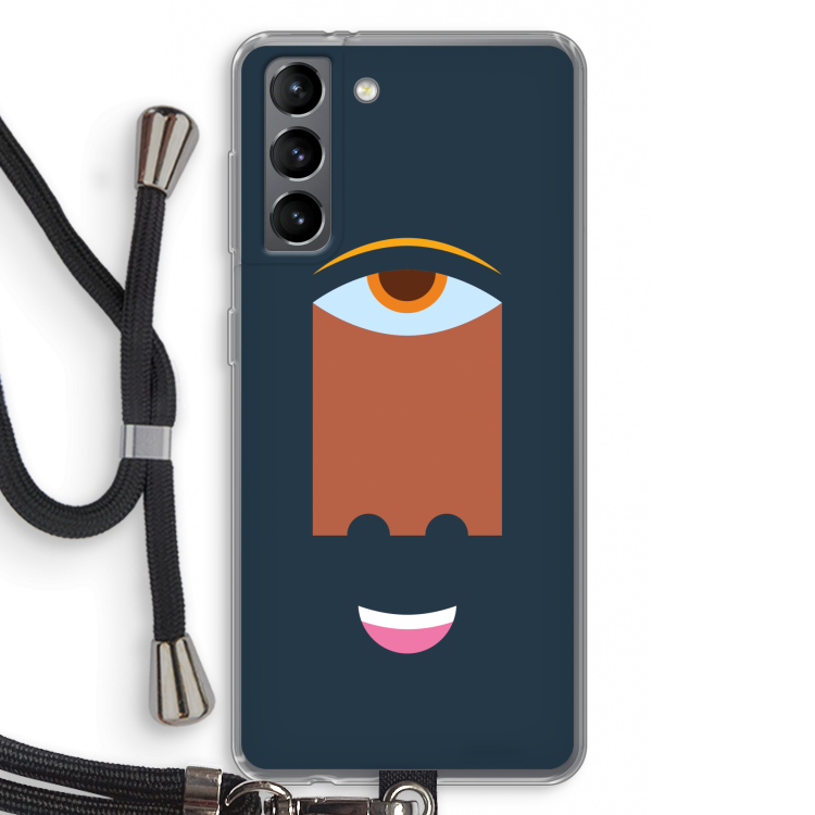 Mono M: Samsung Galaxy S21 Transparant Hoesje met koord