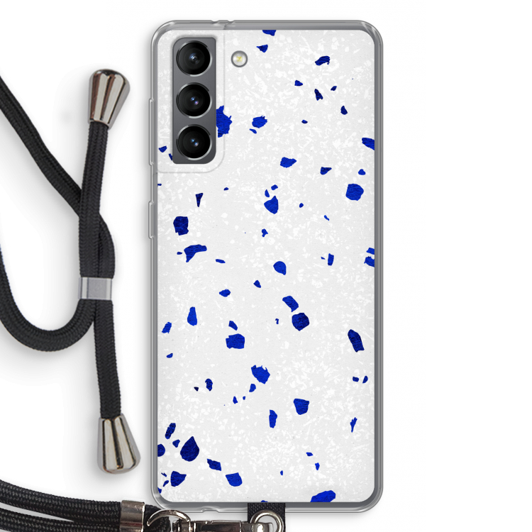 Terrazzo N°5: Samsung Galaxy S21 Transparant Hoesje met koord