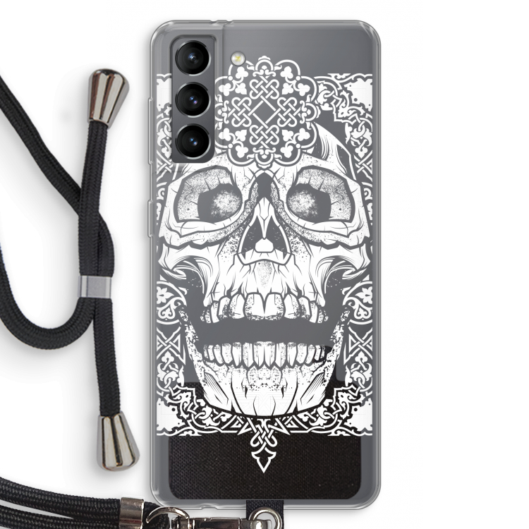 Seek & Destroy: Samsung Galaxy S21 Transparant Hoesje met koord