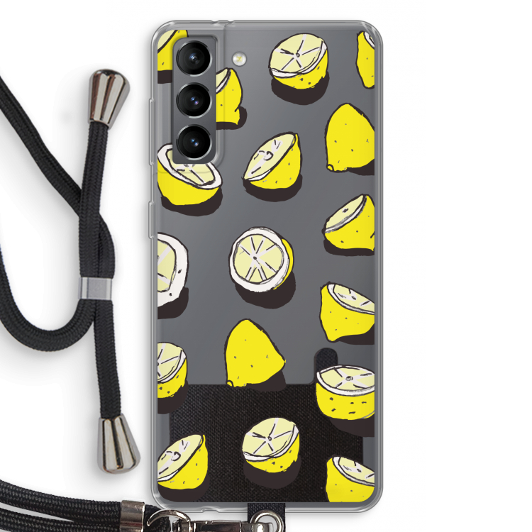 When Life Gives You Lemons...: Samsung Galaxy S21 Transparant Hoesje met koord