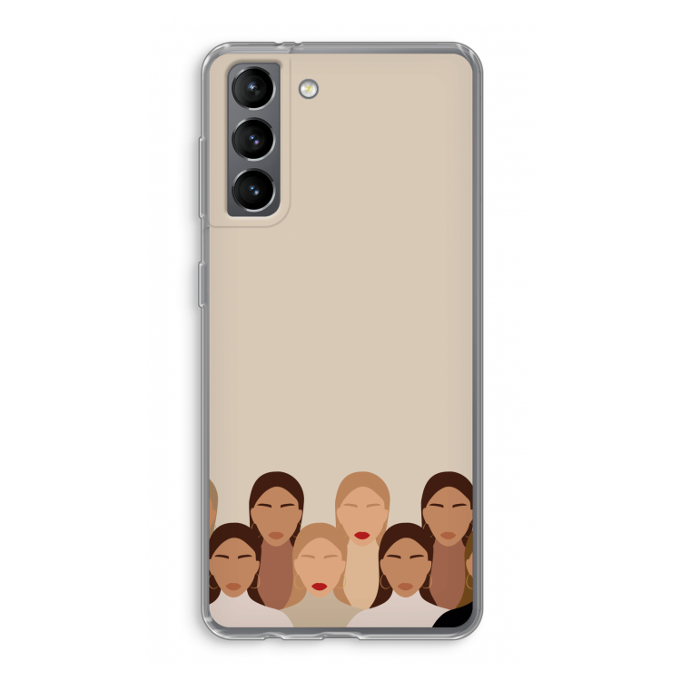 Girls girls girls: Samsung Galaxy S21 Transparant Hoesje