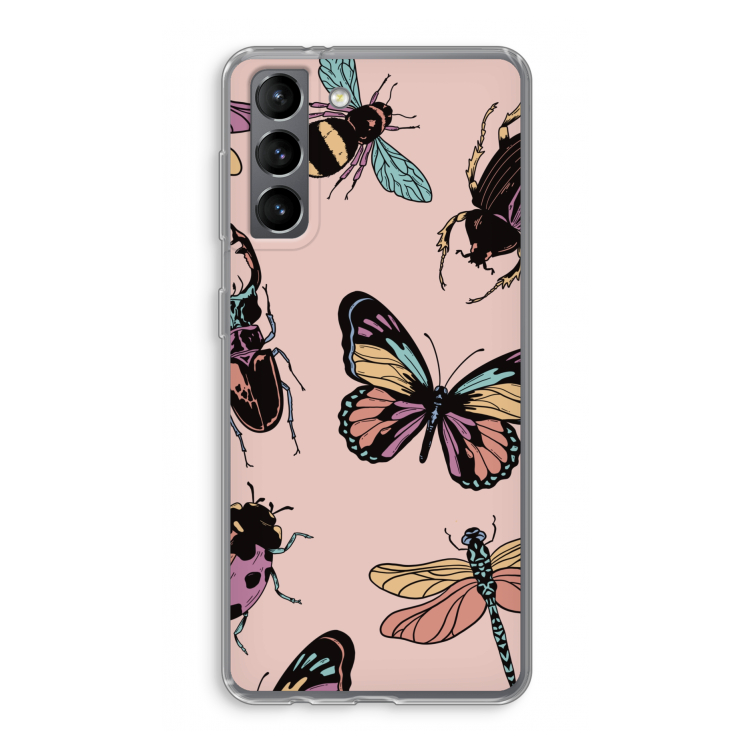 Tiny Bugs: Samsung Galaxy S21 Transparant Hoesje