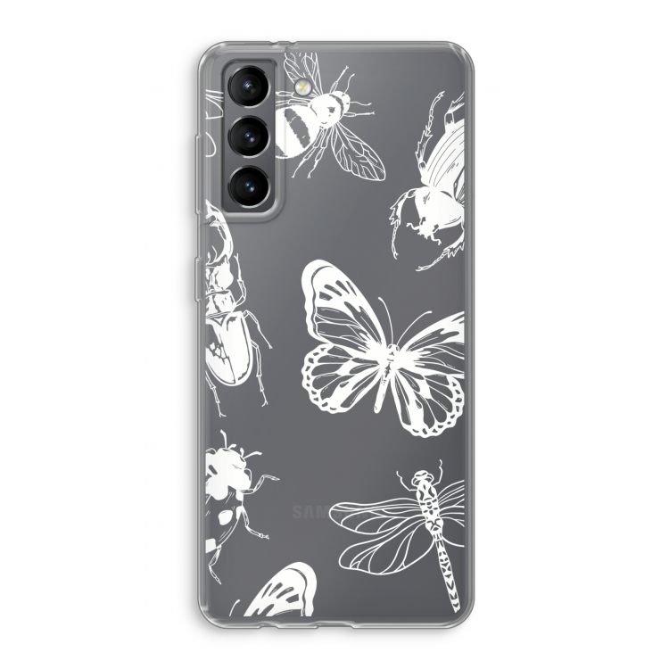 Tiny Bugs: Samsung Galaxy S21 Transparant Hoesje