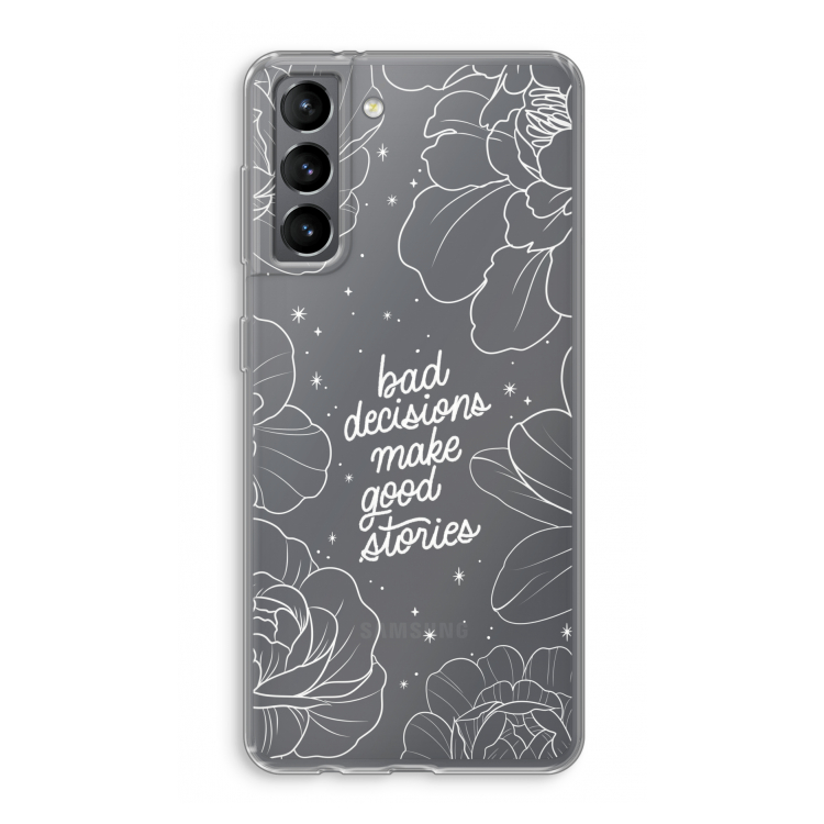 Good stories: Samsung Galaxy S21 Transparant Hoesje