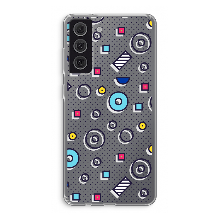 8-bit N°9: Samsung Galaxy S21 FE Transparant Hoesje