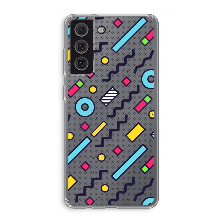 8-bit N°8: Samsung Galaxy S21 FE Transparant Hoesje