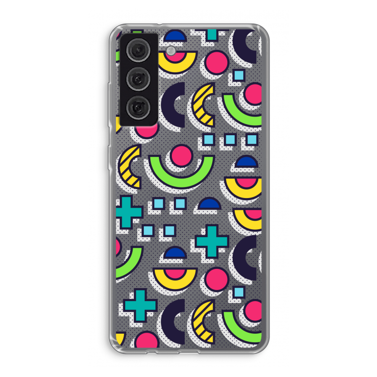 8-bit N°6: Samsung Galaxy S21 FE Transparant Hoesje
