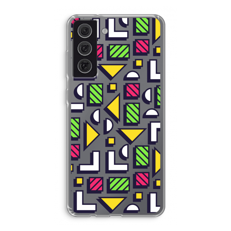 8-bit N°4: Samsung Galaxy S21 FE Transparant Hoesje