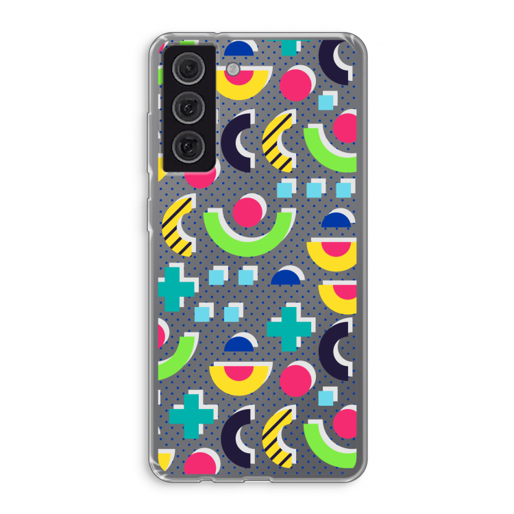 8-bit N°1: Samsung Galaxy S21 FE Transparant Hoesje