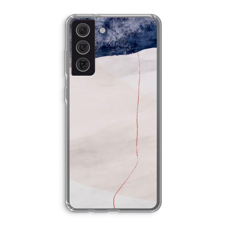 Stone White: Samsung Galaxy S21 FE Transparant Hoesje