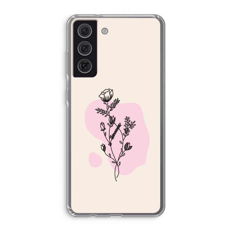Roses are red: Samsung Galaxy S21 FE Transparant Hoesje