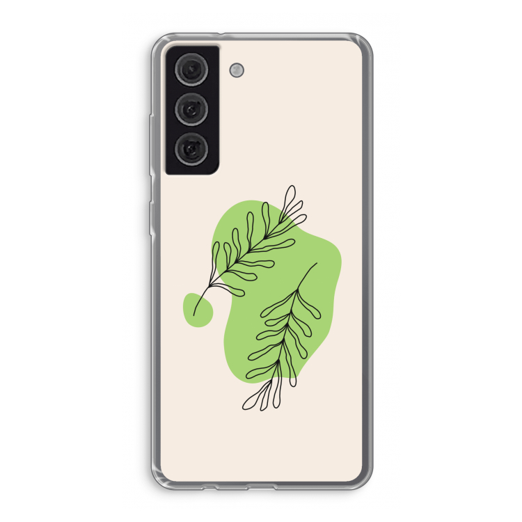 Beleaf in you: Samsung Galaxy S21 FE Transparant Hoesje