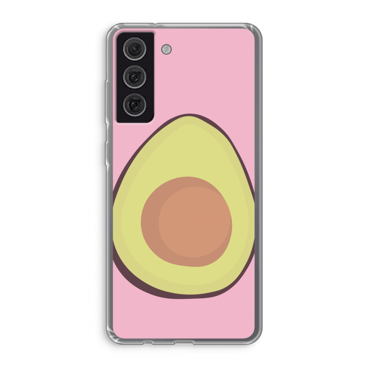 Avocado: Samsung Galaxy S21 FE Transparant Hoesje