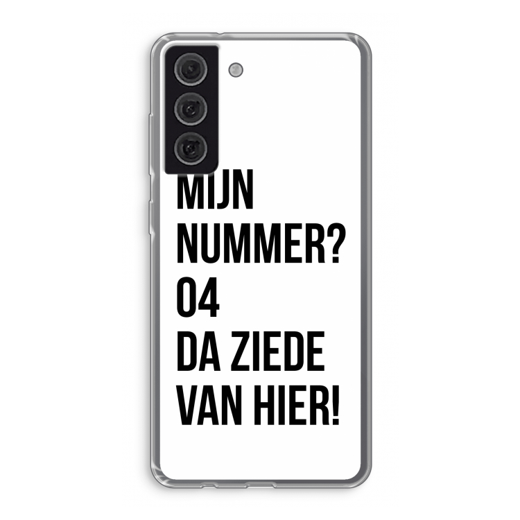 Da ziede van hier: Samsung Galaxy S21 FE Transparant Hoesje